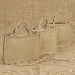 Jute tas 40 cm x 33 cm